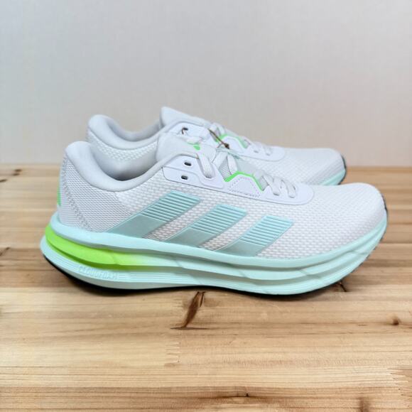 Adidas Galaxy 7 Running shoes gym Workout Women's 7.5 White Halo Mint JQ2610 - Picture 2 of 12